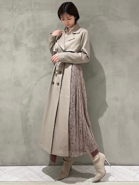 moekaさん（レディース・162cm）の冬コーディネート