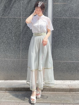 moekaさん（レディース・162cm）の春コーディネート