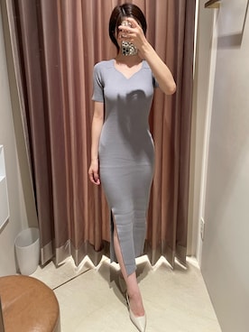 「RESEXXY（リゼクシー）のアイテム（ワンピース）」を使った、moekaさん（レディース・162cm）の夏コーディネート