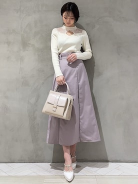 moekaさん（レディース・162cm）の冬コーディネート