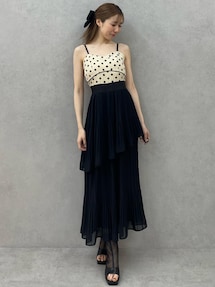 リゼクシー シフォンプリーツキャミワンピース セール】シフォンプリーツキャミワンピース（ワンピース