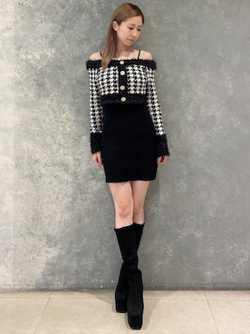 「RESEXXY（リゼクシー）のアイテム（ワンピース）」を使った、moekaさん（レディース・162cm）の秋コーディネート