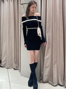 リボンミニニットワンピース｜リゼクシー（RESEXXY）アウトレット公式