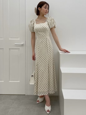 「RESEXXY（リゼクシー）のアイテム（バレッタ/ヘアクリップ）」を使った、moekaさん（レディース・162cm）の春コーディネート