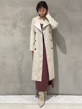 moekaさん（レディース・162cm）の冬コーディネート