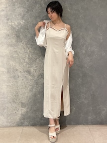 REALMARS/セクシーストライプキャミ ダブルストラップキャミワンピース｜リゼクシー（RESEXXY