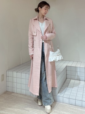 moekaさん（レディース・162cm）の冬コーディネート