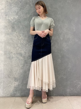 moekaさん（レディース・162cm）の春コーディネート