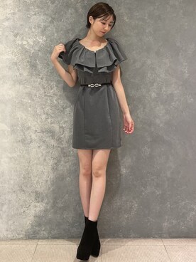 「RESEXXY（リゼクシー）のアイテム（ベルト）」を使った、moekaさん（レディース・162cm）の夏コーディネート