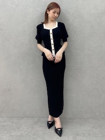 sheller ノースリーブペプラムトップス