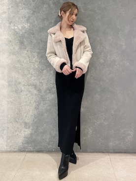 「RESEXXY（リゼクシー）のアイテム（ジャケット/アウター）」を使った、moekaさん（レディース・162cm）の秋コーディネート