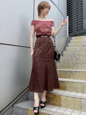 moekaさん（レディース・162cm）の夏コーディネート