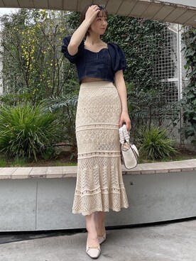 moekaさん（レディース・162cm）の春コーディネート