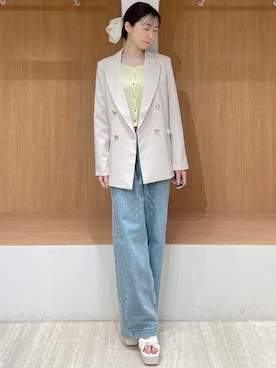 moekaさん（レディース・162cm）の春コーディネート