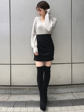 moekaさん（レディース・162cm）の秋コーディネート