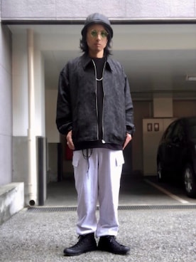 「スウエット」｜「アイテム（その他）」を使った、gov1016さん（メンズ・168cm）の春コーディネート