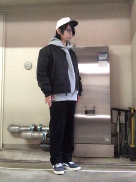 「TMT（ティーエムティー）のアイテム（シューズ）」を使った、gov1016さん（メンズ・168cm）の秋コーディネート