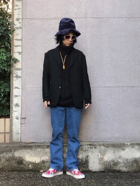 「MOUNTAIN SMITH（マウンテンスミス）のアイテム」を使った、gov1016さん（メンズ・168cm）の冬コーディネート