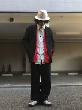 「70'sコーデ」｜「アイテム（アクセサリー）」を使った、gov1016さん（メンズ・168cm）の冬コーディネート