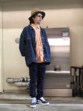 「TMT（ティーエムティー）のアイテム（シューズ）」を使った、gov1016さん（メンズ・168cm）の秋コーディネート