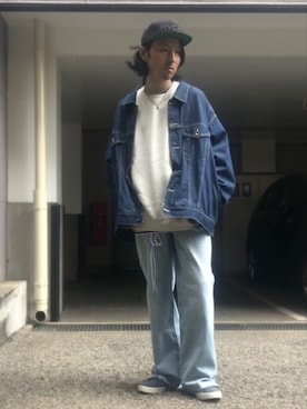 「RVCA（ルーカ）のアイテム（帽子）」を使った、gov1016さん（メンズ・168cm）の春コーディネート