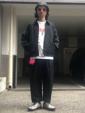 「BEAMS（ビームス）のアイテム（財布/小物）」を使った、gov1016さん（メンズ・168cm）の春コーディネート