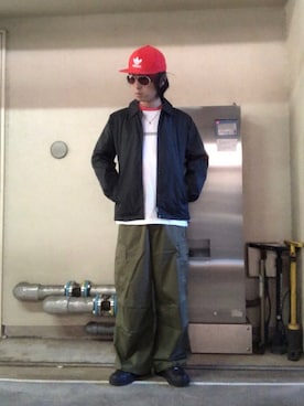 「GOODENOUGH（グッドイナフ）のアイテム（ジャケット/アウター）」を使った、gov1016さん（メンズ・168cm）の秋コーディネート