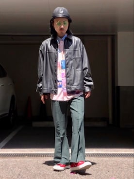 「LUGG NAGG（ラグナグ）のアイテム」を使った、gov1016さん（メンズ・168cm）の春コーディネート