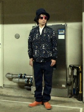 「Design Tshirts Store graniph（デザイン　ティーシャツ　ストア　グラニフ）のアイテム（ジャケット/アウター）」を使った、gov1016さん（メンズ・168cm）の秋コーディネート