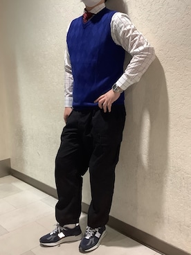 SHIRTS PLAZA リンクスウメダ店さん（メンズ・181cm）の冬コーディネート