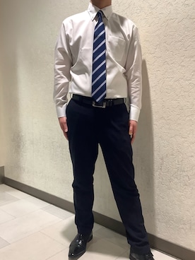 SHIRTS PLAZA リンクスウメダ店さん（メンズ・173cm）の春コーディネート