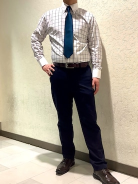 SHIRTS PLAZA リンクスウメダ店さん(メンズ・173cm)の秋コーディネート