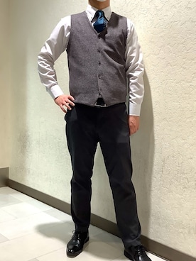 SHIRTS PLAZA リンクスウメダ店さん(メンズ・173cm)の秋コーディネート