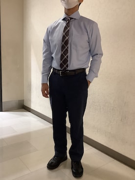 SHIRTS PLAZA リンクスウメダ店さん（メンズ・169cm）の秋コーディネート