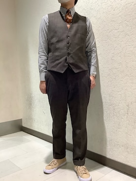 SHIRTS PLAZA リンクスウメダ店さん(メンズ・169cm)の春コーディネート