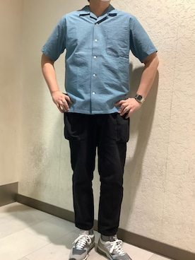 SHIRTS PLAZA リンクスウメダ店さん（メンズ・173cm）の春コーディネート