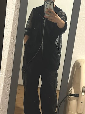 「アイテム（トップス）」を使った、kimsfolさん（メンズ・163cm）の夏コーディネート