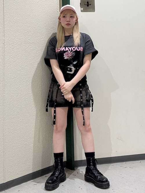 ローズプリントBigTシャツ（Tシャツ/カットソー）｜jouetie