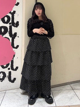 「jouetie（ジュエティ）のアイテム」を使った、ANJUさん（レディース・153cm）の夏コーディネート