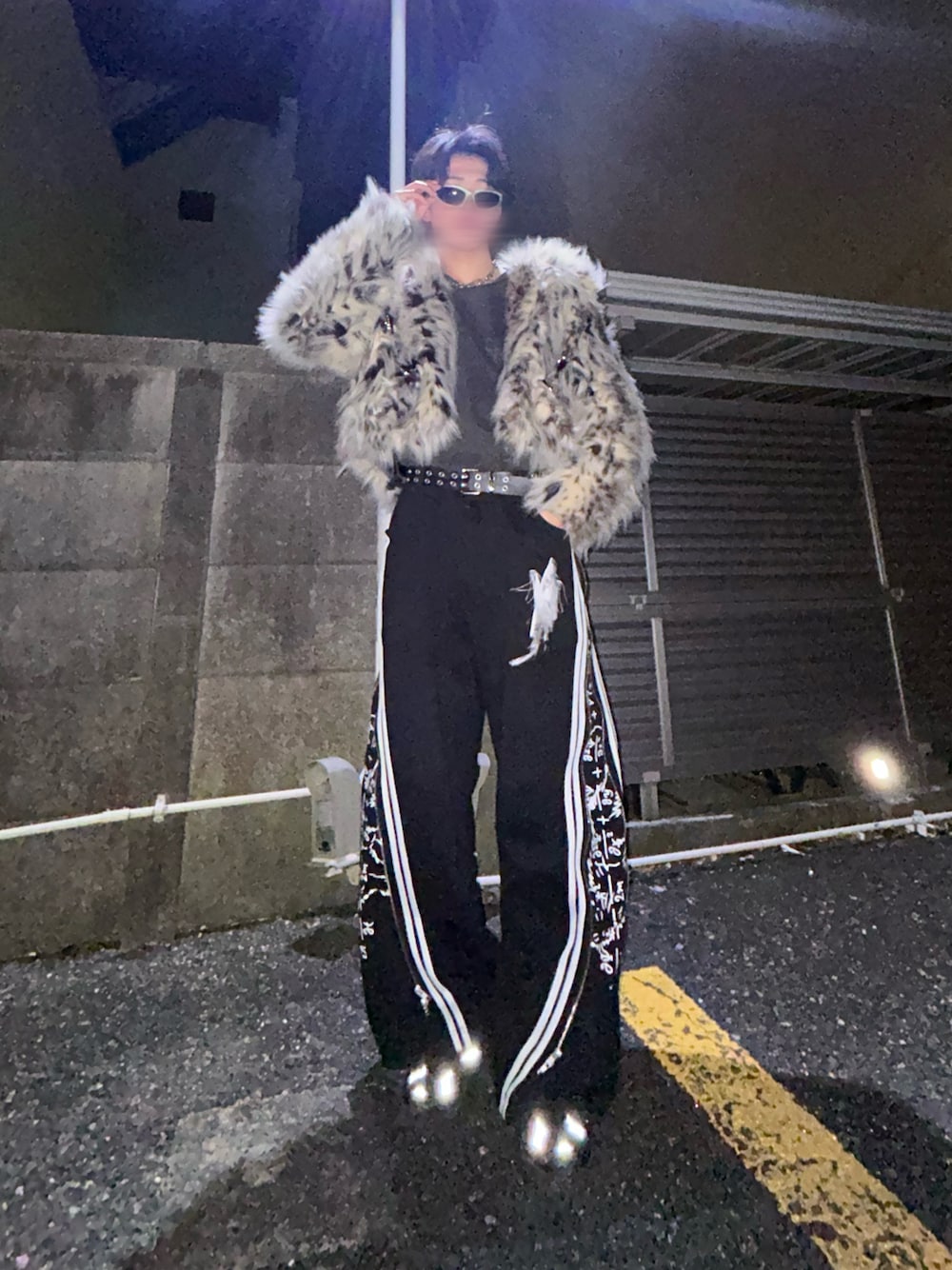 grancy ジップデザインシュレディンガートラックパンツ GRANCYジップ