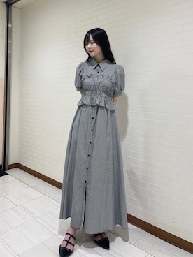 「ライブコーデ」｜「アイテム（ワンピース/ドレス）」を使った、Hayashiさん（レディース・157cm）の夏コーディネート