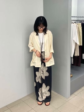 「アイテム（その他アウター）」を使った、suihangreenさん（レディース・161cm）の夏コーディネート