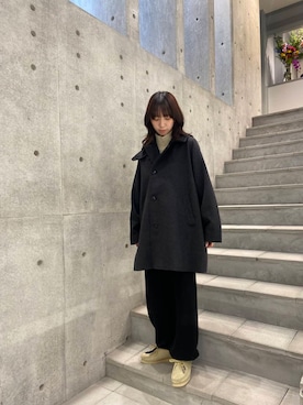 「clarks」｜きららさん（レディース・161cm）の冬コーディネート