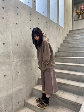 「URBANRESEARCH」｜「アイテム（ブーツ）」を使った、suihangreenさん（レディース・160cm）の冬コーディネート