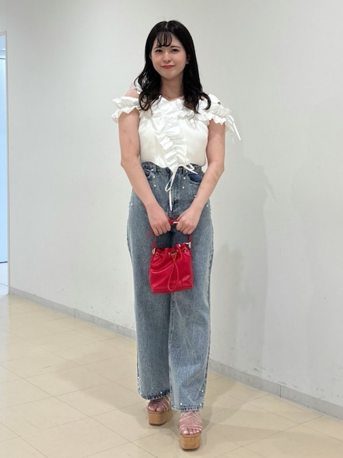 セール】ダブルウエストベルトパンツ（その他パンツ