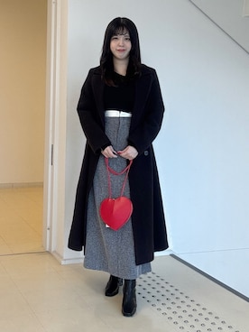 sayaさん（レディース・153cm）の冬コーディネート