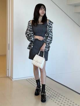 「キレイめコーデ」｜「アイテム（ハンドバッグ）」を使った、sayaさん（レディース・153cm）の夏コーディネート