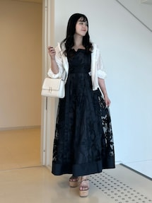 追加生産/新色追加】カットワークレースキャミワンピース