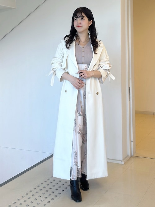 バックチュールトレンチコート（トレンチコート）｜MERCURYDUO