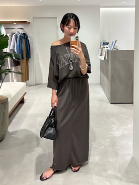 「LOUNGEDRESS（ラウンジドレス）のアイテム」を使った、yumiii85さん（レディース・161cm）の夏コーディネート